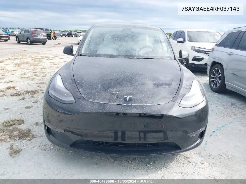 7SAYGAEE4RF037143 2024 Tesla Model Y