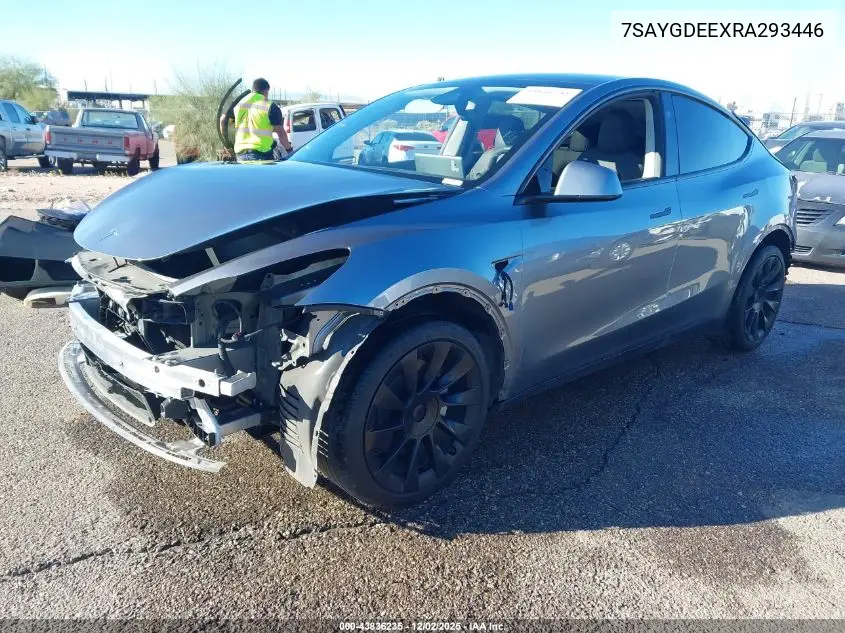 7SAYGDEEXRA293446 2024 Tesla Model Y Long Range Dual Motor All-Wheel Drive