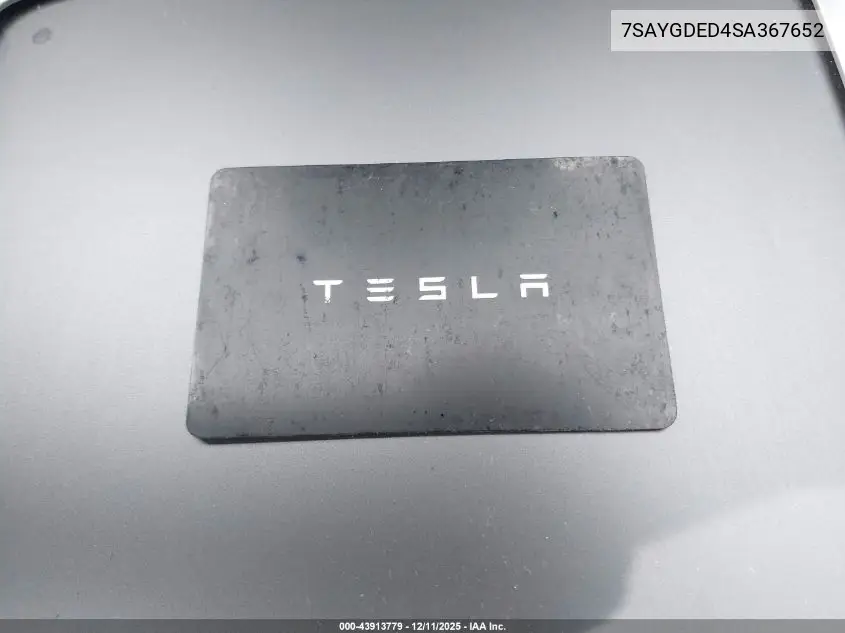 7SAYGDED4SA367652 2025 Tesla Model Y Long Range Dual Motor Rear-Wheel Drive