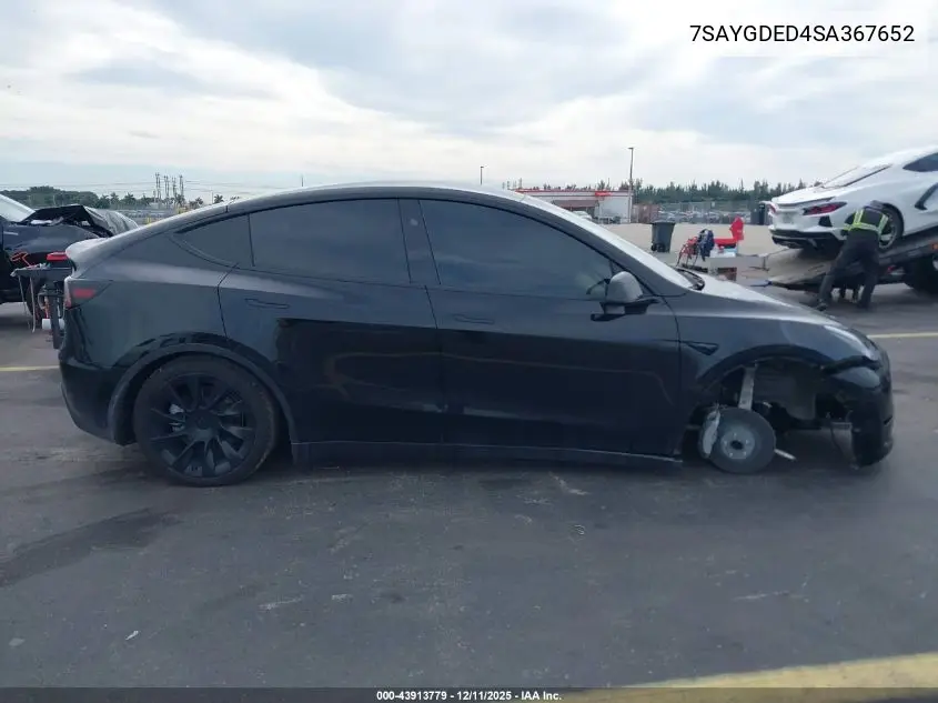 7SAYGDED4SA367652 2025 Tesla Model Y Long Range Dual Motor Rear-Wheel Drive