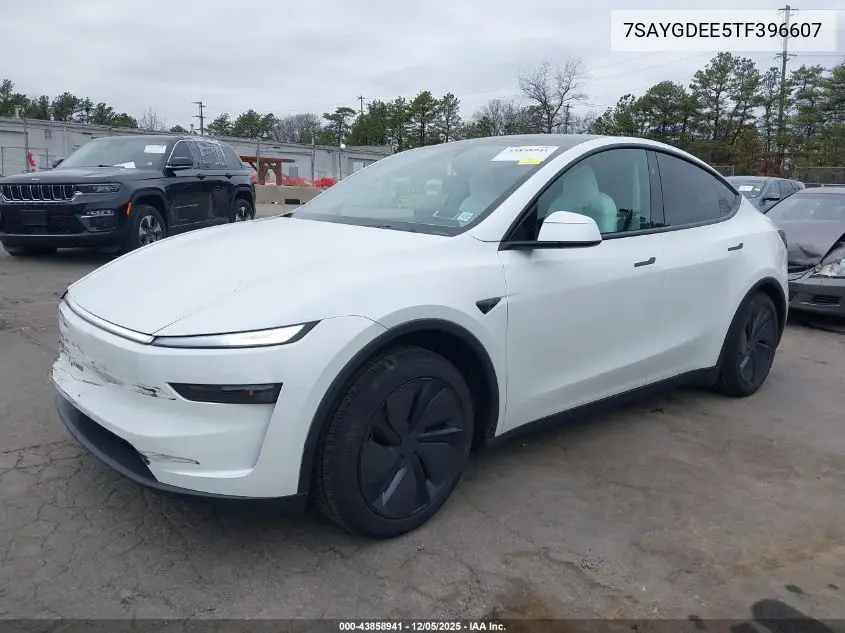 7SAYGDEE5TF396607 2026 Tesla Model Y Long Range Dual Motor All-Wheel Drive/Long Range Launch Series