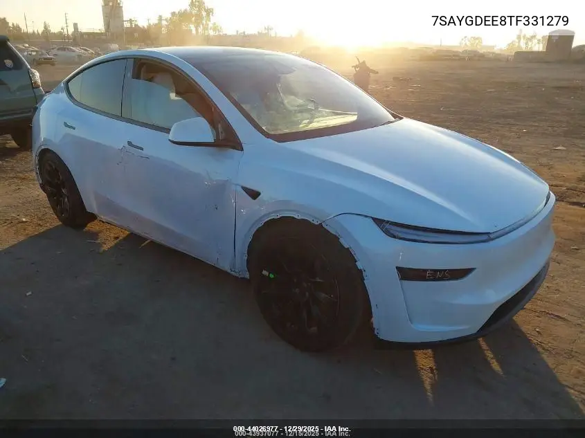 7SAYGDEE8TF331279 2026 Tesla Model Y Long Range Launch Series/Premium All-Wheel Drive