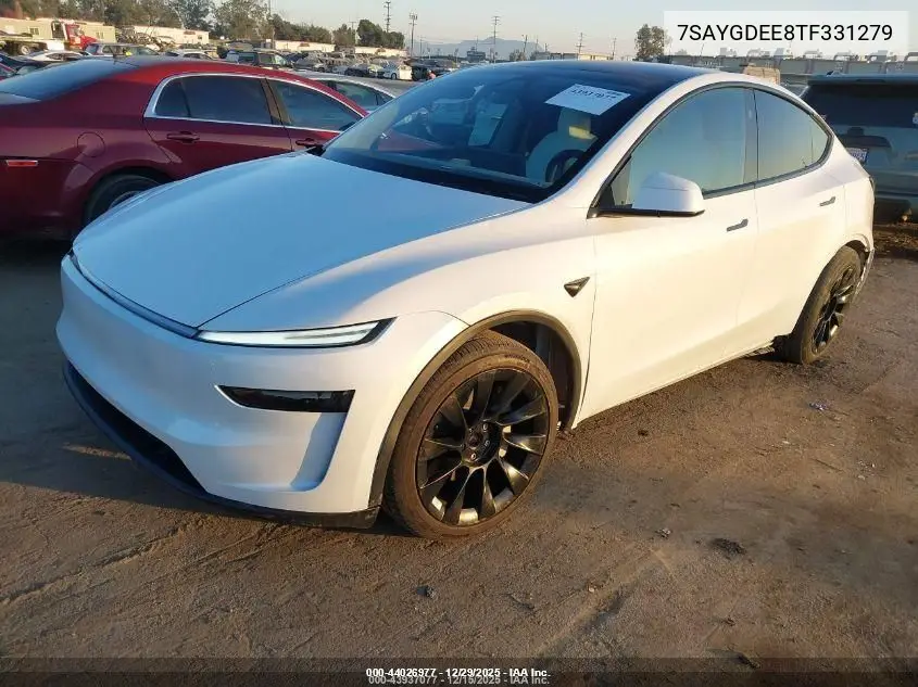 7SAYGDEE8TF331279 2026 Tesla Model Y Long Range Launch Series/Premium All-Wheel Drive