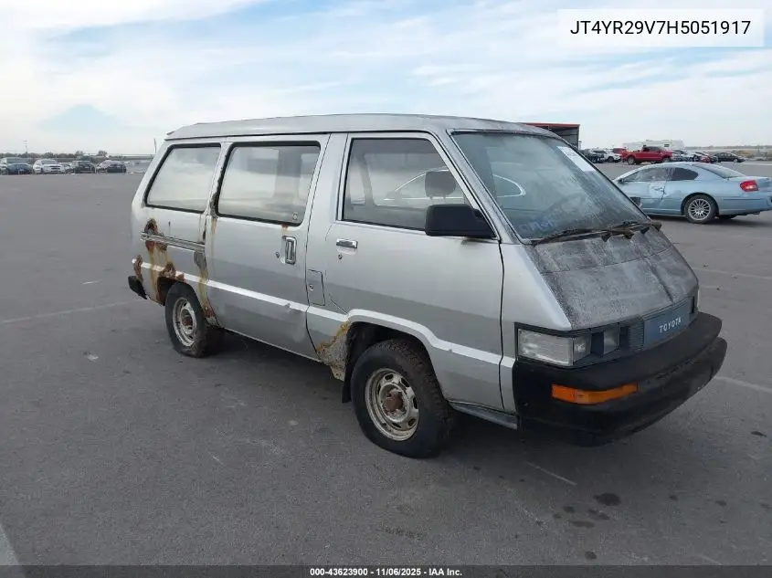 JT4YR29V7H5051917 1987 Toyota Van Wagon Cargo