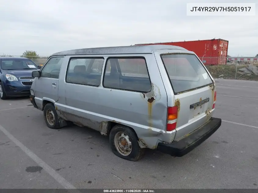 JT4YR29V7H5051917 1987 Toyota Van Wagon Cargo