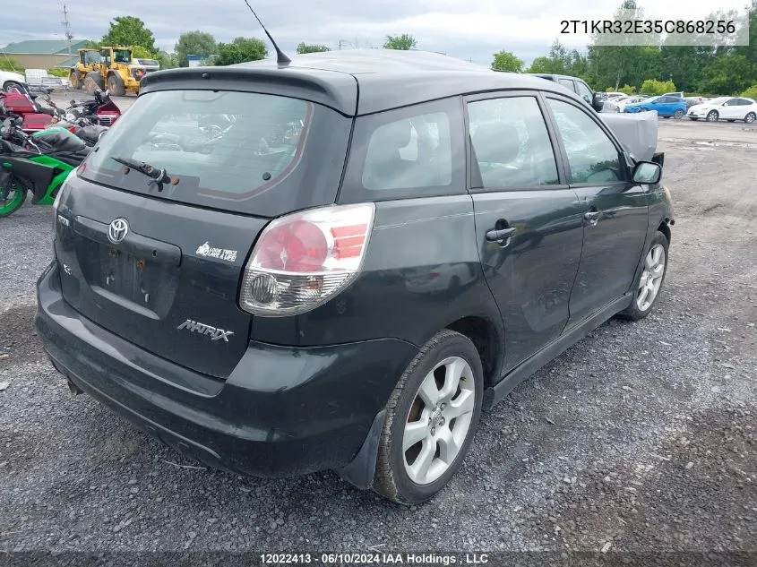 2T1KR32E35C868256 2005 Toyota Corolla Matrix Xr