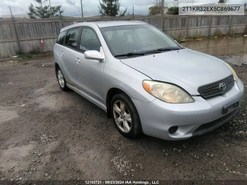 2T1KR32EX5C869677 2005 Toyota Corolla Matrix Xr