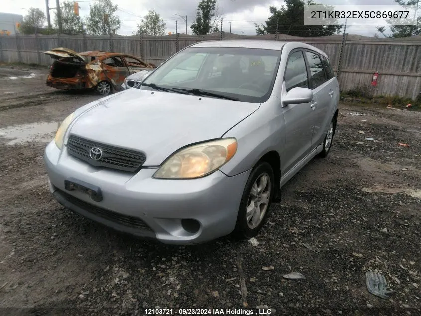 2T1KR32EX5C869677 2005 Toyota Corolla Matrix Xr