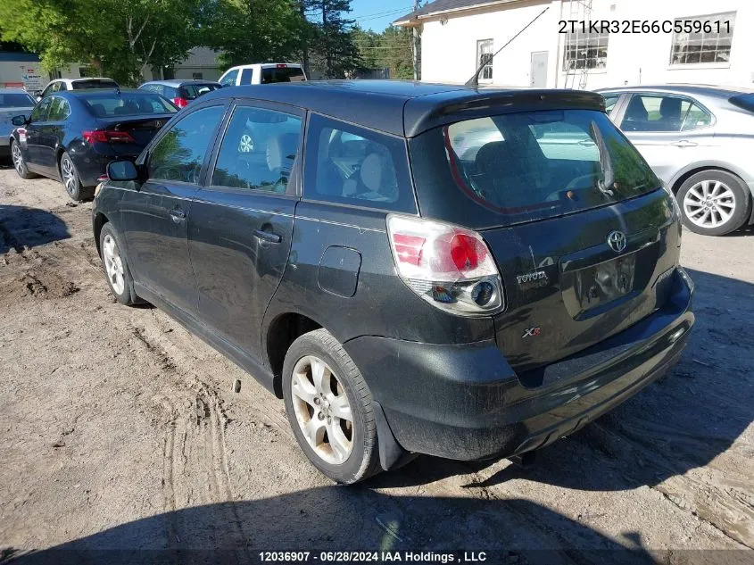 2T1KR32E66C559611 2006 Toyota Corolla Matrix Xr