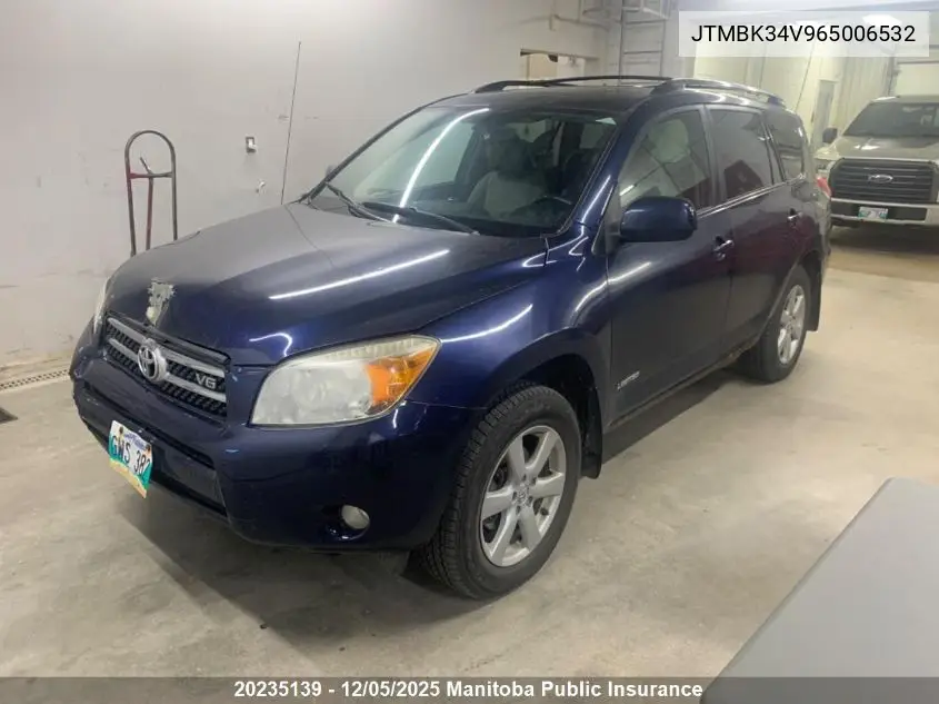 JTMBK34V965006532 2006 Toyota Rav4 Limited V6 Limited V6
