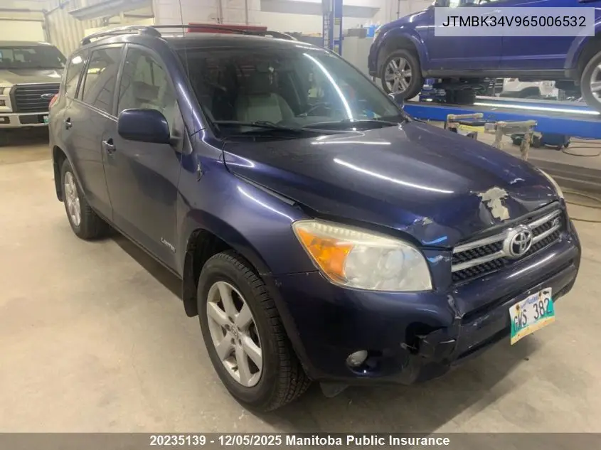 JTMBK34V965006532 2006 Toyota Rav4 Limited V6 Limited V6