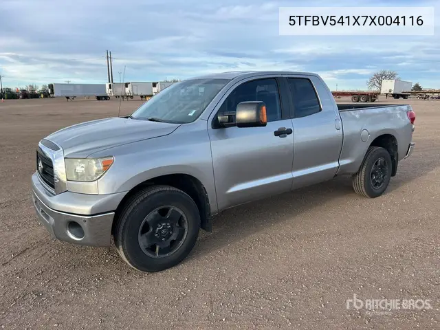 5TFBV541X7X004116 2007 Toyota Tundra Sr 5 2007 Toyota Tundra Sr5 4X4 Crew Cab Pickup (Inoperable)