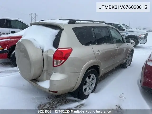 JTMBK31V676020615 2007 Toyota Rav4 Limited V6 Limited V6