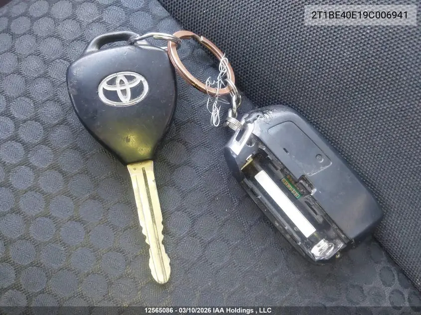 2T1BE40E19C006941 2009 Toyota Corolla Xrs Xrs