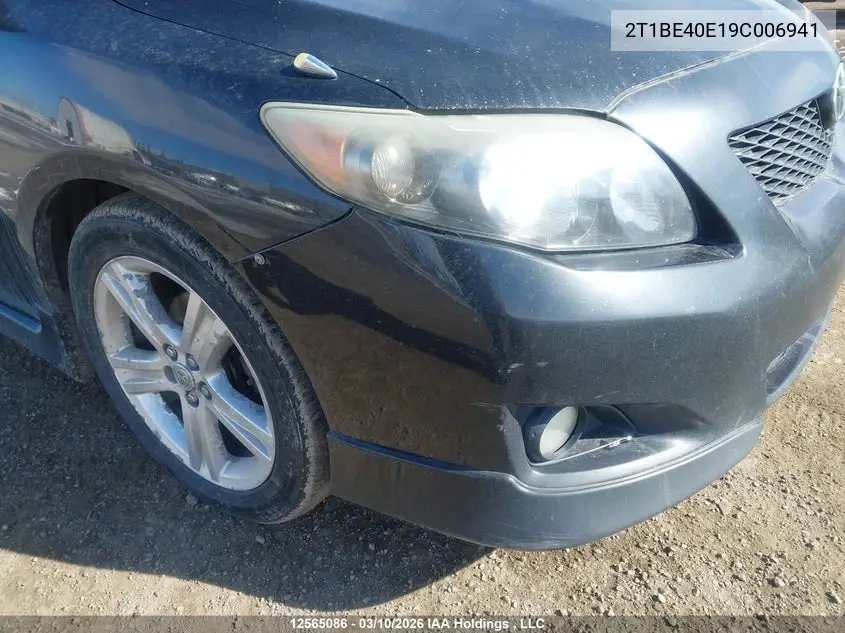 2T1BE40E19C006941 2009 Toyota Corolla Xrs Xrs