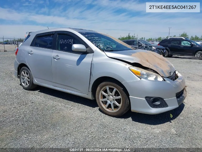 2010 Toyota Corolla Matrix S VIN: 2T1KE4EE5AC041267 Lot: 12031731