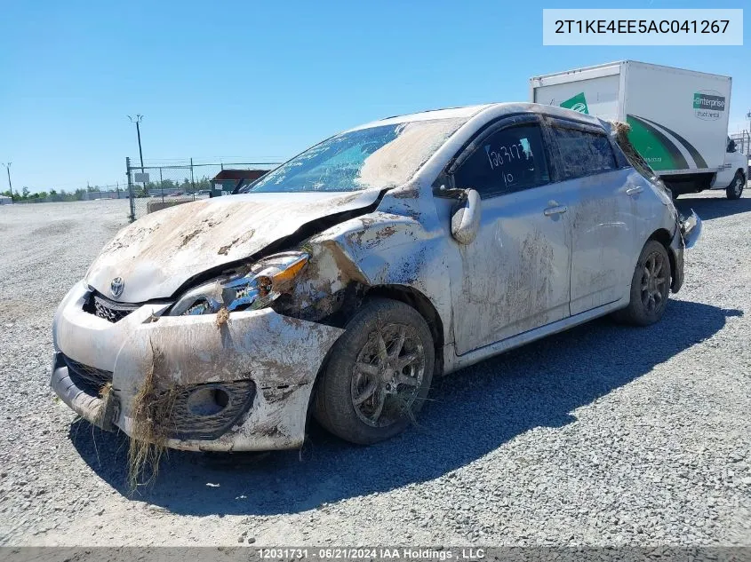 2010 Toyota Corolla Matrix S VIN: 2T1KE4EE5AC041267 Lot: 12031731