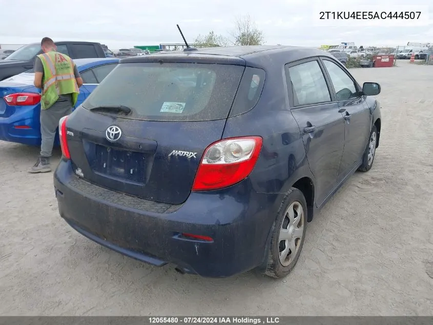 2010 Toyota Corolla Matrix VIN: 2T1KU4EE5AC444507 Lot: 12055480