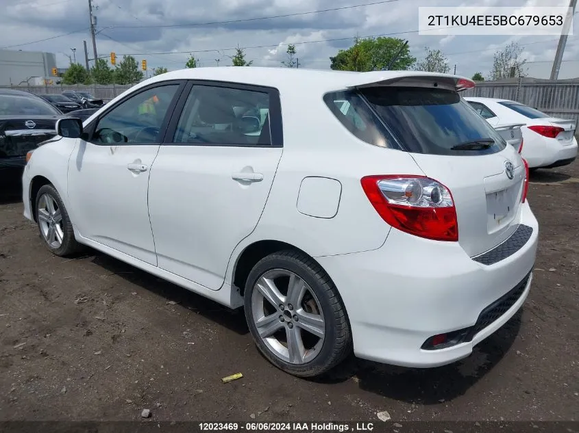 2T1KU4EE5BC679653 2011 Toyota Corolla Matrix