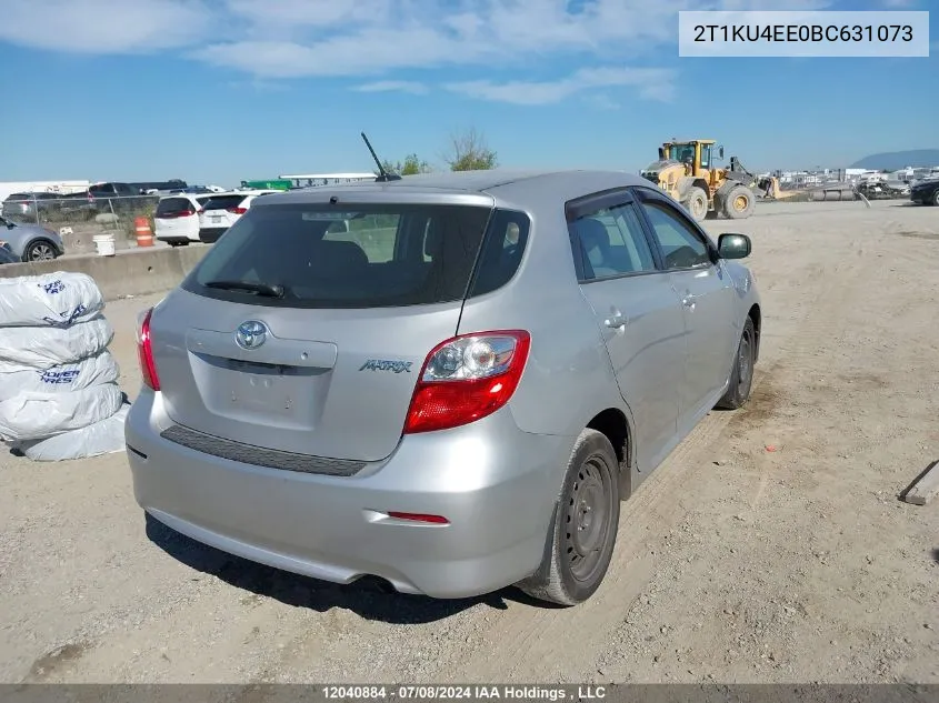 2T1KU4EE0BC631073 2011 Toyota Corolla Matrix