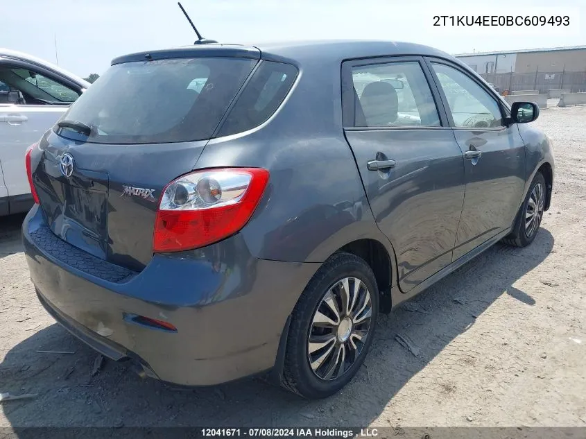 2T1KU4EE0BC609493 2011 Toyota Corolla Matrix