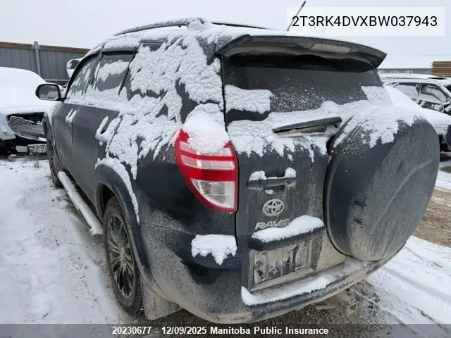 2T3RK4DVXBW037943 2011 Toyota Rav4 Sport V6 Sport V6