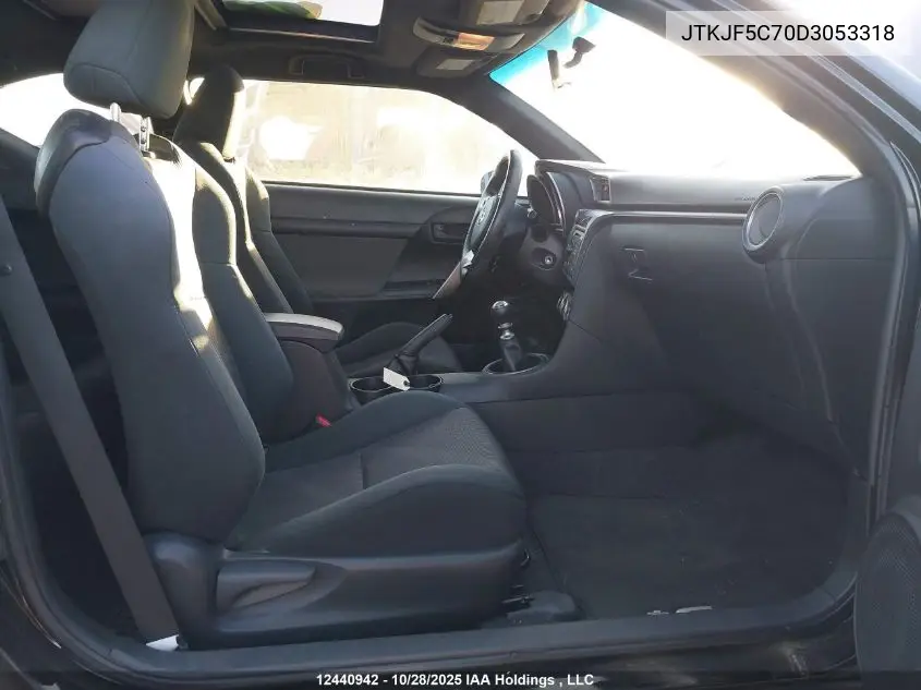 JTKJF5C70D3053318 2013 Toyota Scion Tc