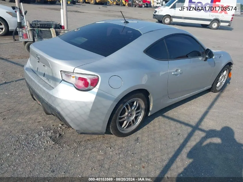 2013 Scion Fr-S VIN: JF1ZNAA17D1703574 Lot: 40153569