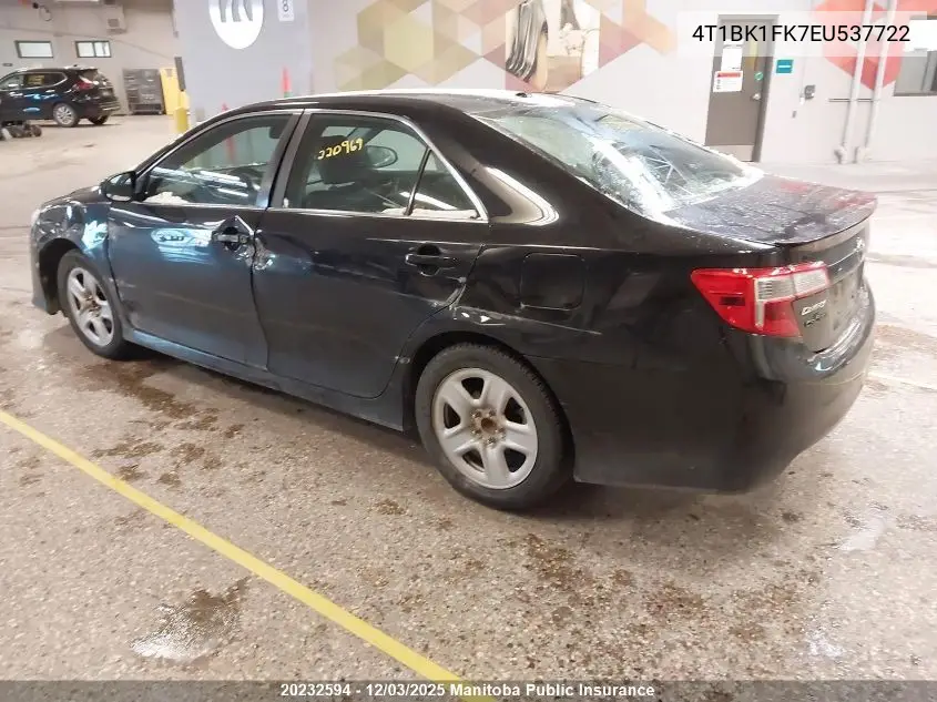 4T1BK1FK7EU537722 2014 Toyota Camry Se V6