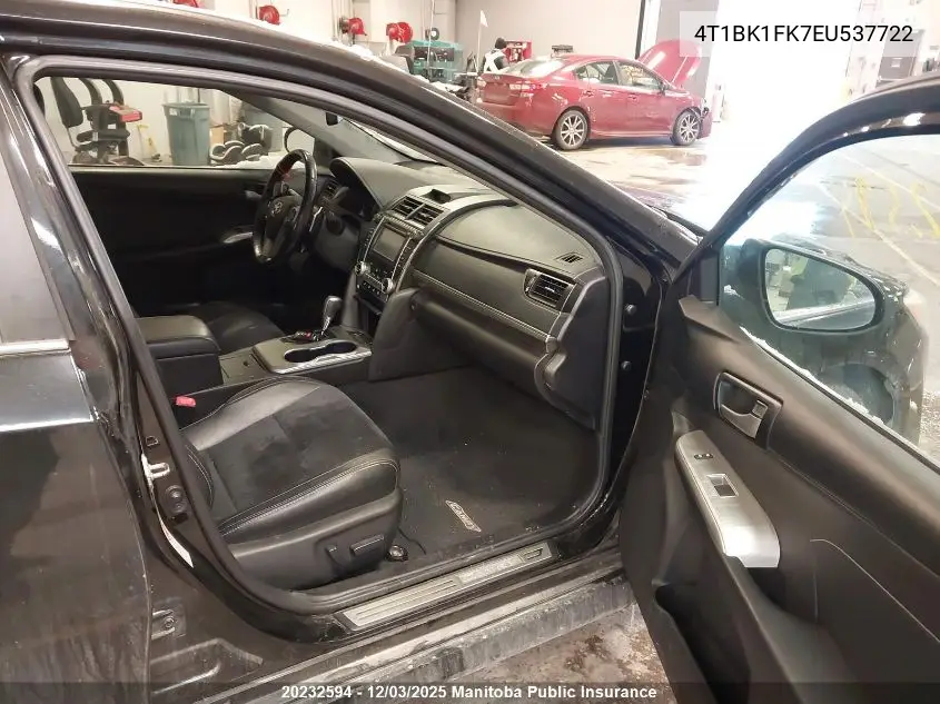 4T1BK1FK7EU537722 2014 Toyota Camry Se V6
