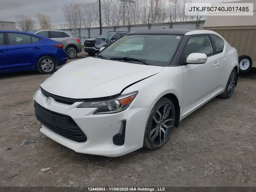 JTKJF5C74GJ017485 2016 Toyota Scion Tc