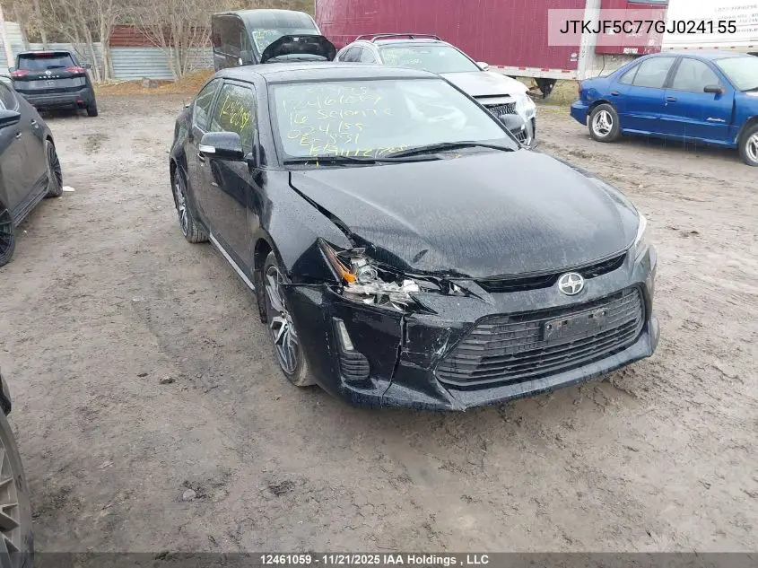 JTKJF5C77GJ024155 2016 Toyota Scion Tc