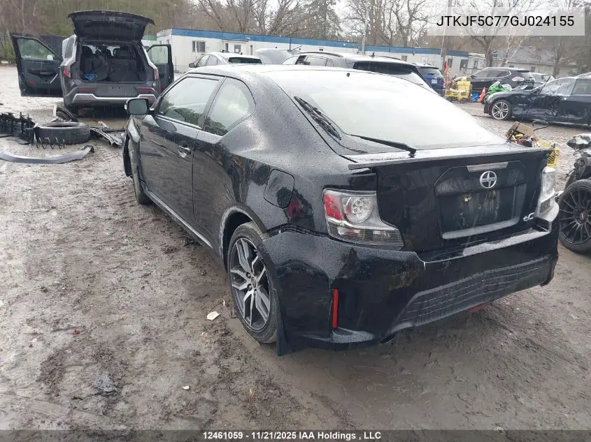 JTKJF5C77GJ024155 2016 Toyota Scion Tc