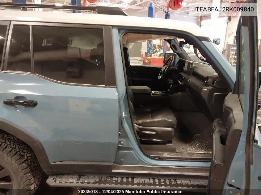 JTEABFAJ2RK009840 2024 Toyota Landcruiser Hev