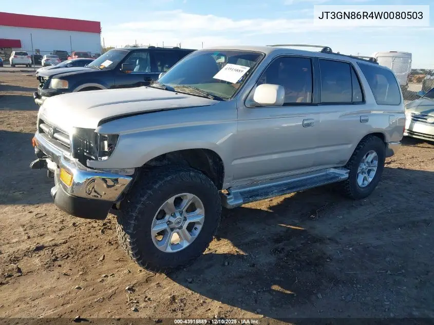JT3GN86R4W0080503 1998 Toyota 4Runner Sr5 V6
