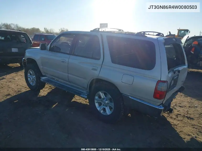 JT3GN86R4W0080503 1998 Toyota 4Runner Sr5 V6