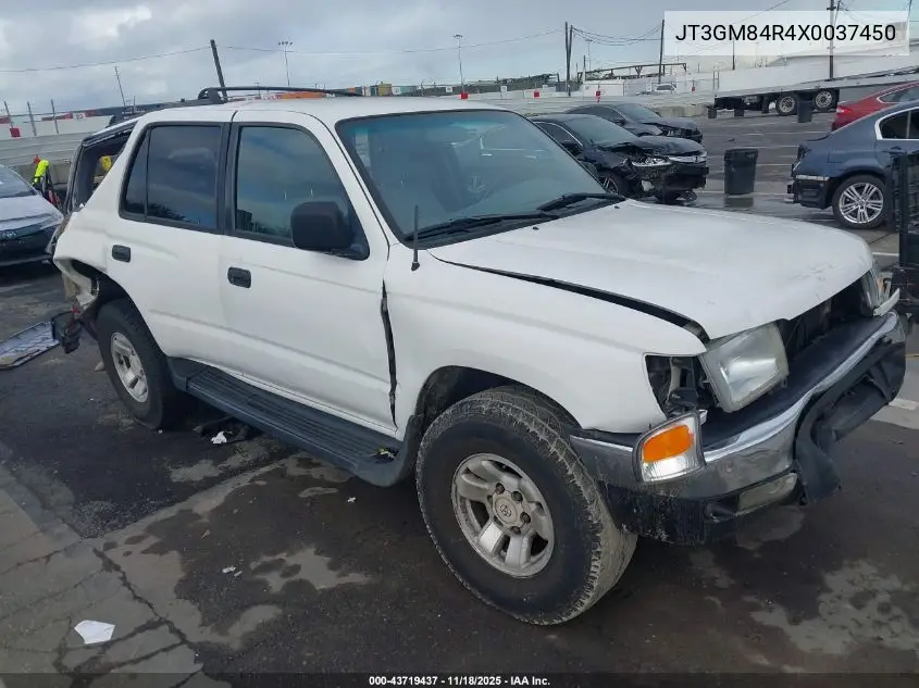 JT3GM84R4X0037450 1999 Toyota 4Runner