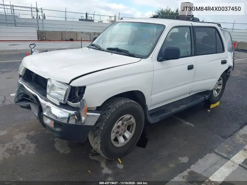 JT3GM84R4X0037450 1999 Toyota 4Runner