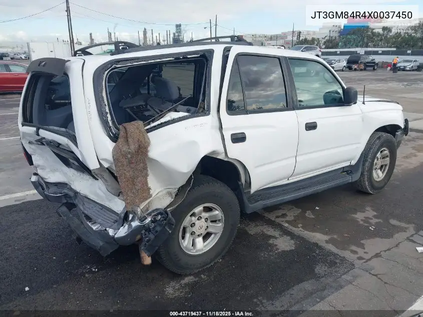 JT3GM84R4X0037450 1999 Toyota 4Runner