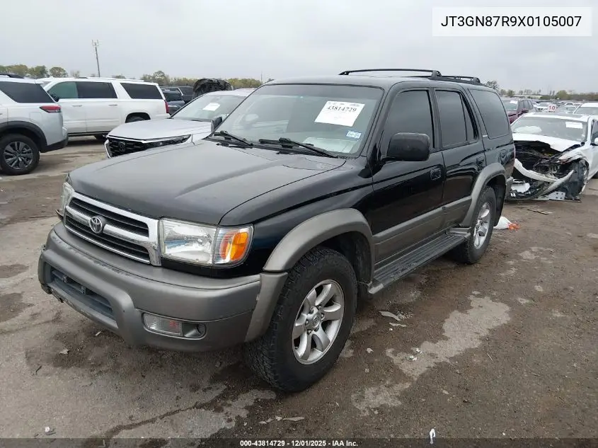 JT3GN87R9X0105007 1999 Toyota 4Runner Limited V6