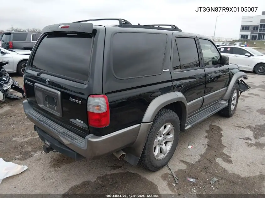 JT3GN87R9X0105007 1999 Toyota 4Runner Limited V6