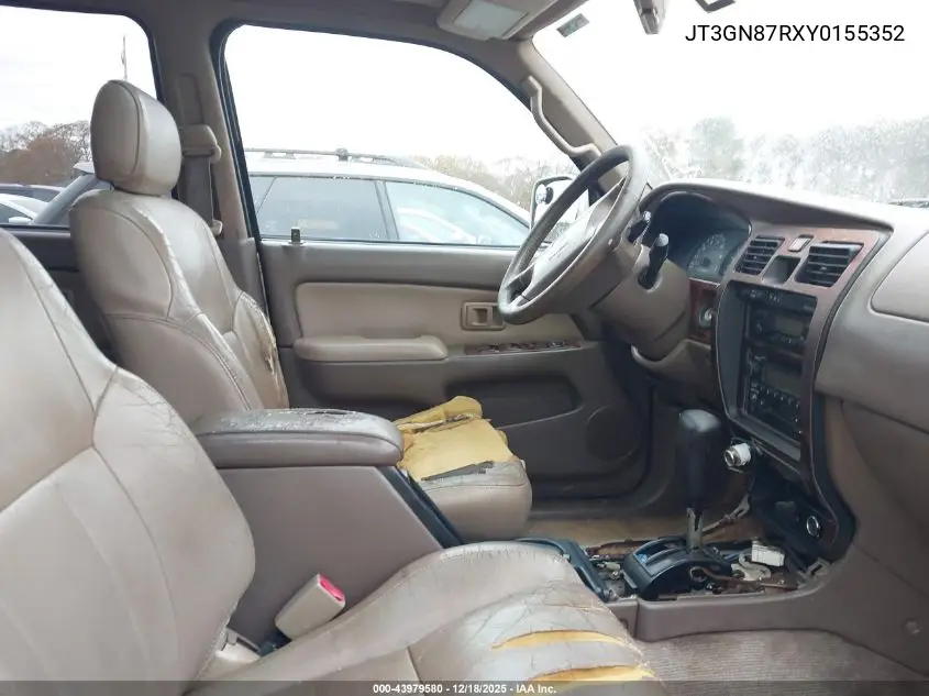 JT3GN87RXY0155352 2000 Toyota 4Runner Limited V6