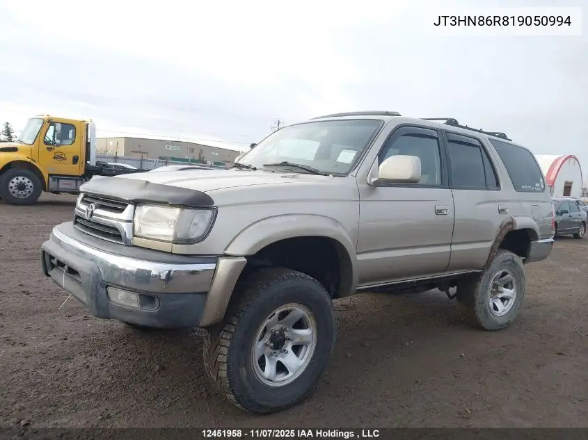 JT3HN86R819050994 2001 Toyota 4Runner Sr5