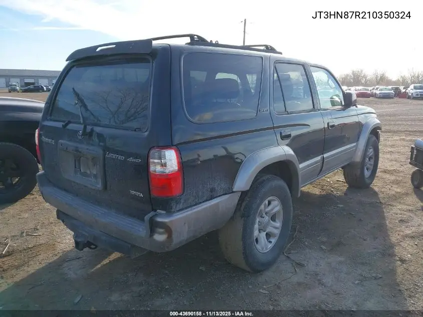 JT3HN87R210350324 2001 Toyota 4Runner Limited V6