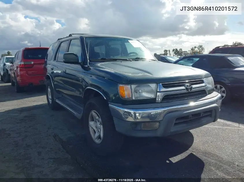 JT3GN86R410201572 2001 Toyota 4Runner Sr5 V6