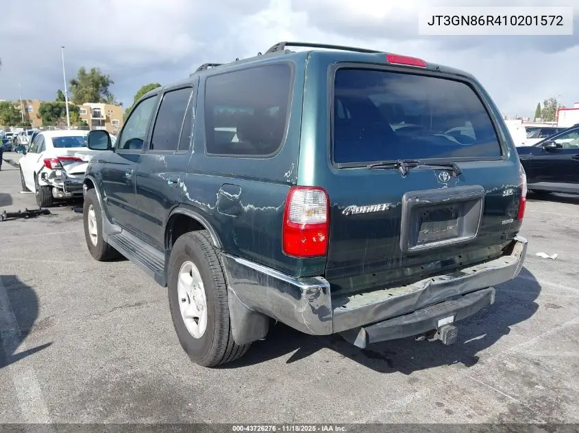 JT3GN86R410201572 2001 Toyota 4Runner Sr5 V6