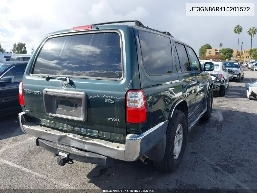 JT3GN86R410201572 2001 Toyota 4Runner Sr5 V6