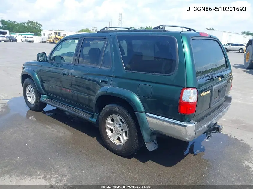 JT3GN86R510201693 2001 Toyota 4Runner Sr5 V6