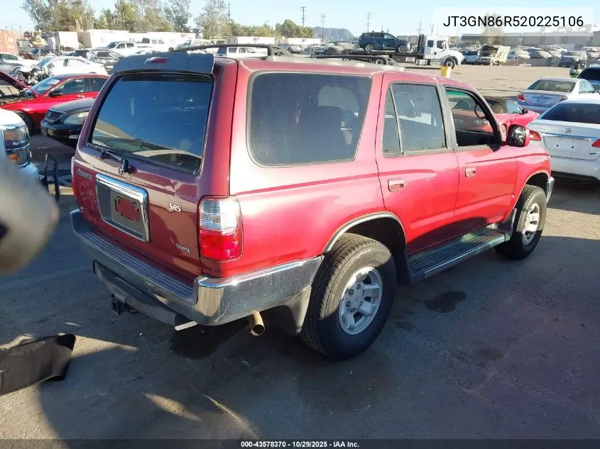 JT3GN86R520225106 2002 Toyota 4Runner Sr5 V6