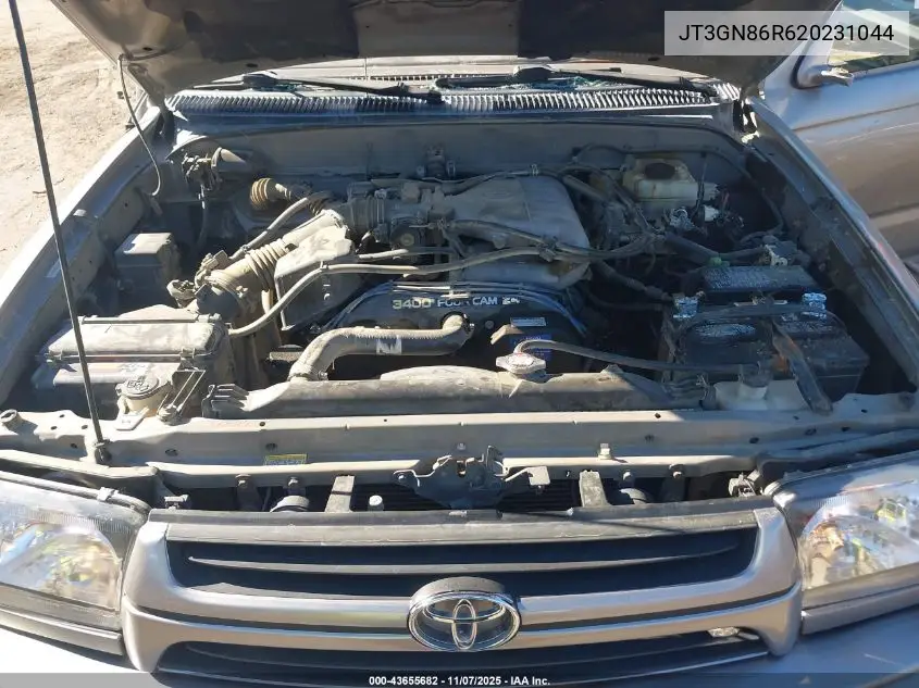 JT3GN86R620231044 2002 Toyota 4Runner Sr5 V6